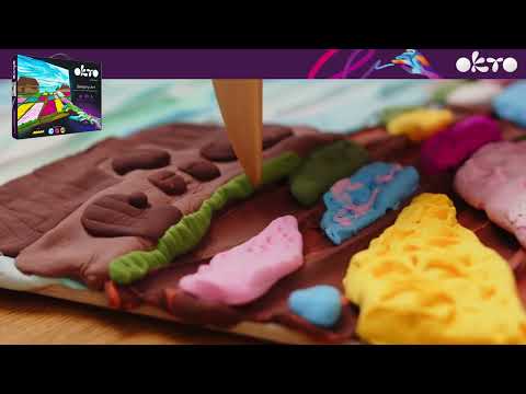 OKTO Креативен 3D комплет Цветни кревети во Холандија 30 x 40 cm
