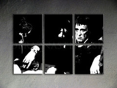 Рачно насликано POP ART сликарство SCARFACE-AL PACINO 150x100 cm - слика 2