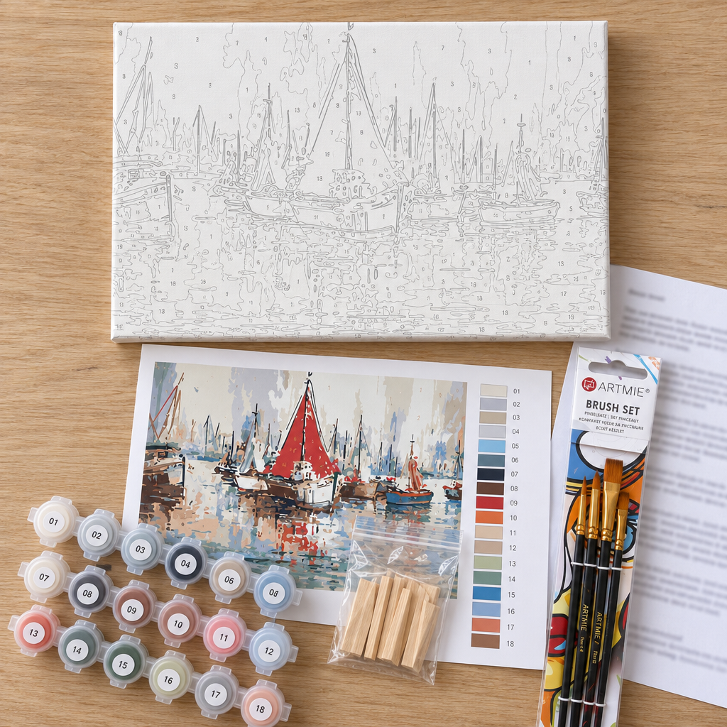 Paint by Numbers Kit - LODE – сликање дома