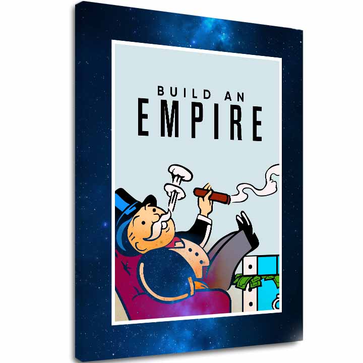 Слика на платно Build an Empire - Претприемачки Citát - главна слика