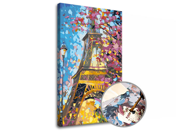 Сликање по броеви PREMIUM GOLD - Eiffel Tower