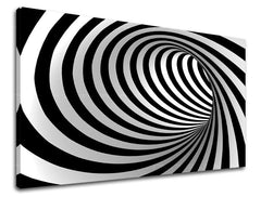 Модерна слика на платно во црно-бело нијанси, движење | Слика за ѕид АПСТРАКТ, ѕидна декорација – главна
