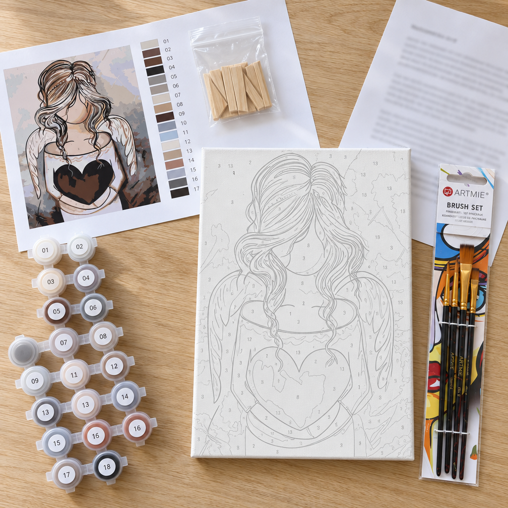 Paint by Numbers ANGEL – сликање дома